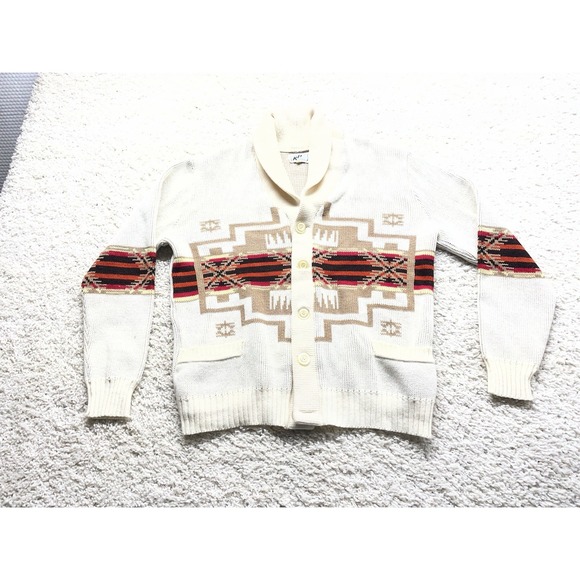 KP Collection Other - Vintage KP Collection Aztec Cardigan Sweater Men's XL EUC